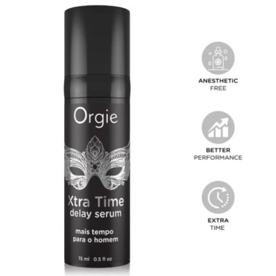 ORGIE - XTRA TIME SILICONE DELAY SERUM SEM ANESTÉSICO 15 ML