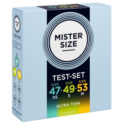 Alternative view of MISTER SIZE - PACOTE DE AMOSTRA DE PRESERVATIVO TAMANHO 47-49-53 MM (3 UNIDADES)