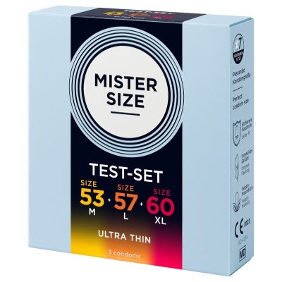 Alternative view of MISTER SIZE - PACOTE DE AMOSTRA DE PRESERVATIVOS TAMANHO 53-57-60 MM (3 UNIDADES)
