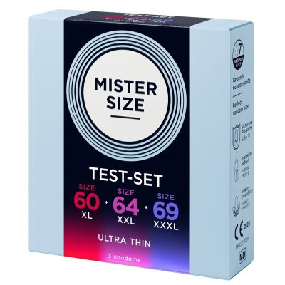 Alternative view of MISTER SIZE - PACOTE DE AMOSTRA DE PRESERVATIVOS TAMANHO 60-64-69 MM (3 UNIDADES)