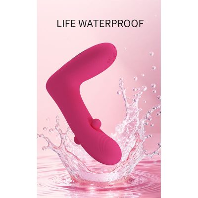 Pretty love - duden vibrador de silicone recarregável com 12 modos de vibração e 3 modos de balanço, rosa. - image 11
