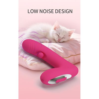 Pretty love - duden vibrador de silicone recarregável com 12 modos de vibração e 3 modos de balanço, rosa. - image 12