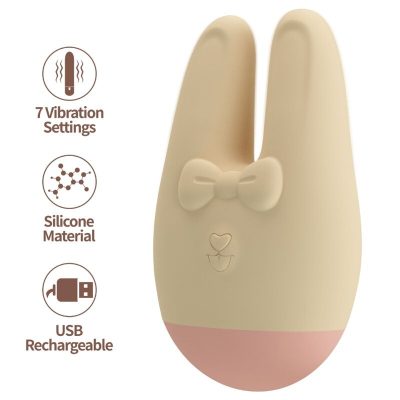 ROMANCE - BUNNY ESTIMULADOR EXTERNO COM 7 MODOS DE VIBRAÇÃO