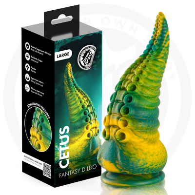 EPIC - DILDO COM TENTÁCULOS VERDES DE CETUS - TAMANHO GRANDE