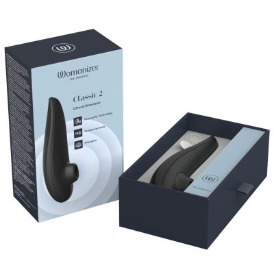 Womanizer - classic 2 estimulador clitoriano por sucção, 10 níveis de intensidade, preto - image 11