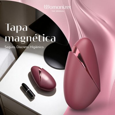 Womanizer - next suction clitorial stimulator 14 níveis de intensidade bordeaux - image 14