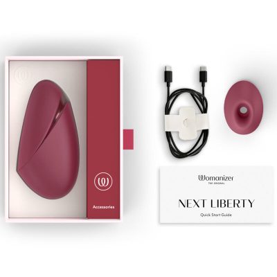 Womanizer - next suction clitorial stimulator 14 níveis de intensidade bordeaux - image 8