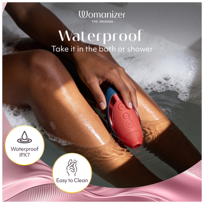 Womanizer - next liberty 3d pleasure air clitorial stimulator blue/red - image 7