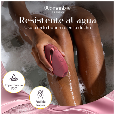 Womanizer - next liberty 3d pleasure air clitoral stimulator bordeaux - image 10