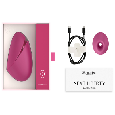 Womanizer - next liberty 3d estimulador clitorial intense pink air of pleasure - image 4