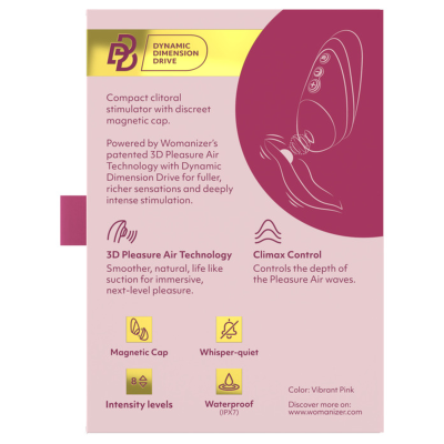 Womanizer - next liberty 3d estimulador clitorial intense pink air of pleasure - image 9