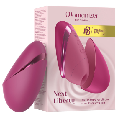 Womanizer - next liberty 3d estimulador clitorial intense pink air of pleasure - image 3