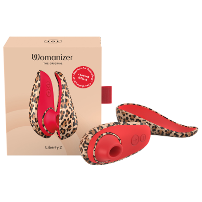 Alternative view of WOMANIZER - LIBERTY 2 - ESTIMULADOR CLITORIANO POR SUCÇÃO, 8 NÍVEIS DE INTENSIDADE, ESTAMPA DE LEOPARDO