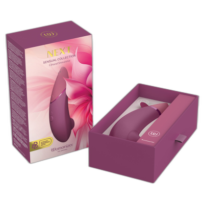 Womanizer - next suction clitorial stimulator 14 níveis de intensidade rosa escuro - image 9