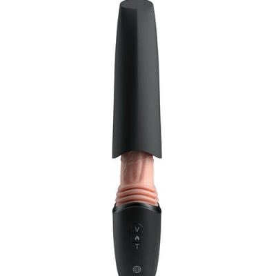 King cock plus - dildo de silicone profissional com acelerador, vibração e luz de aquecimento 12,7 cm - image 4