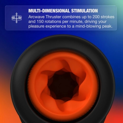 Arcwave - thruster stroker masculino automático com movimento de impulso, rotação e controlo - image 9