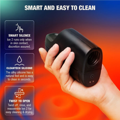 Arcwave - ion 2 stroker masculino com estimulação por ondas de ar pulsantes preto - image 5
