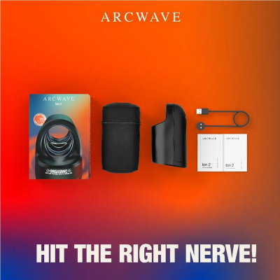 Arcwave - ion 2 stroker masculino com estimulação por ondas de ar pulsantes preto - image 8