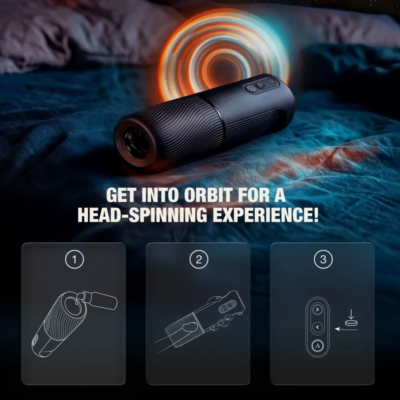 Arcwave - orbit masturbador masculino rotativo 360° com controlo por aplicação preto - image 8