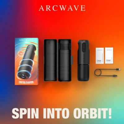 Arcwave - orbit masturbador masculino rotativo 360° com controlo por aplicação preto - image 10