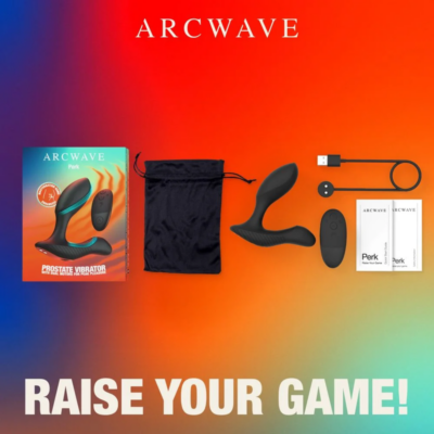 Arcwave - perk massageador de próstata vibratório com motor duplo e controlo remoto preto - image 6