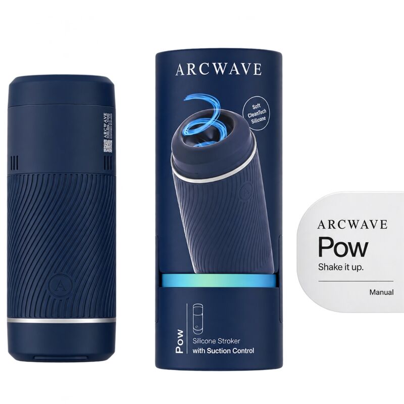 ARCWAVE - POW STROKER MANUAL COM CONTROLO DE SUCÇÃO AZUL 3 Arcwave - pow stroker manual com controlo de sucção azul - image 3
