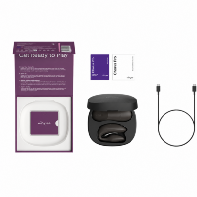 We-vibe - chorus pro premium vibrador para casais preto acetinado - image 4