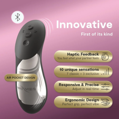 We-vibe - chorus pro premium vibrador para casais preto acetinado - image 10