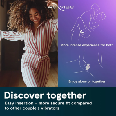 We-vibe - sync o vibrador de casal com estimulação envolvente, roxo claro - image 4