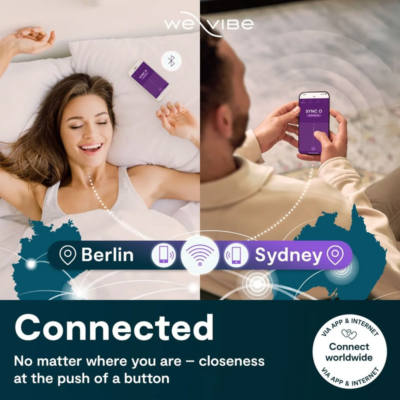 We-vibe - sync o vibrador de casal com estimulação envolvente, roxo claro - image 5