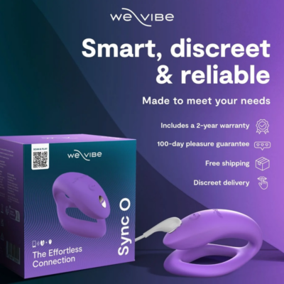 We-vibe - sync o vibrador de casal com estimulação envolvente, roxo claro - image 6