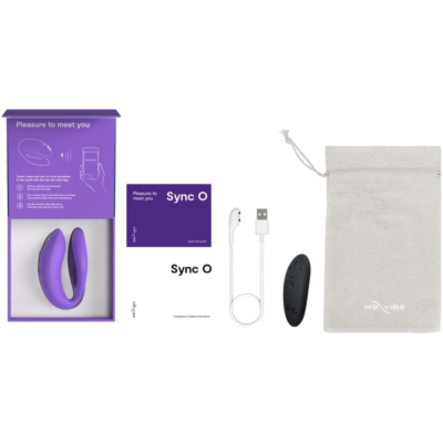 We-vibe - sync o vibrador de casal com estimulação envolvente, roxo claro - image 2