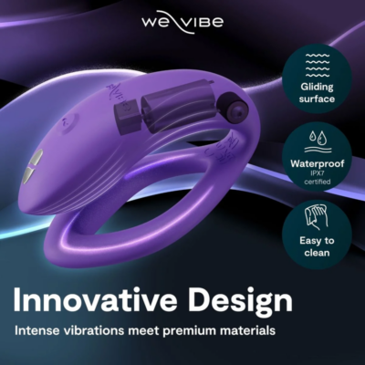 We-vibe - sync o vibrador de casal com estimulação envolvente, roxo claro - image 9