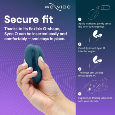 We-vibe - sync 2 vibrador ajustável para casais verde veludo - image 5