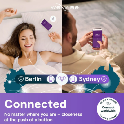 We-vibe - sync 2 vibrador ajustável para casais verde veludo - image 6