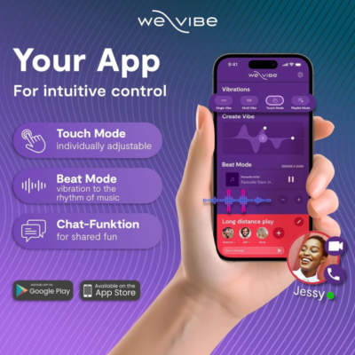 We-vibe - sync 2 vibrador ajustável para casais verde veludo - image 9