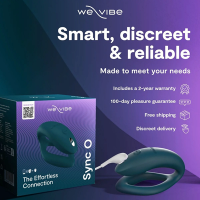 We-vibe - sync 2 vibrador ajustável para casais verde veludo - image 10