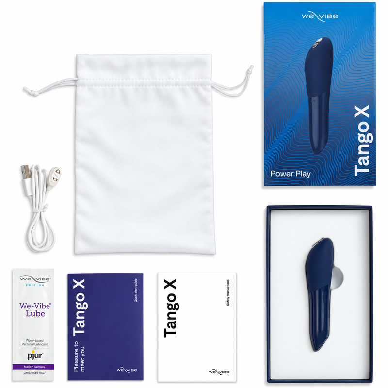 WE-VIBE - TANGO X VIBRADOR BULLET RECARREGÁVEL AZUL MEIA-NOITE 4 We-vibe - tango x vibrador bullet recarregável azul meia-noite - image 4
