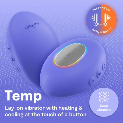 WE-VIBE - VIBRADOR COM AQUECIMENTO E RESFRIAMENTO TEMP, AZUL LAVANDA 16 We-vibe - vibrador com aquecimento e resfriamento temp, azul lavanda - image 6