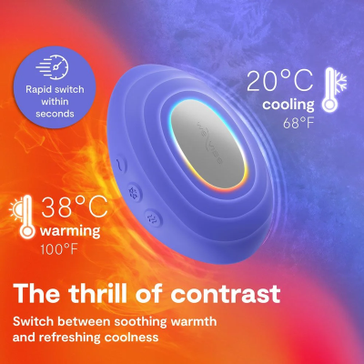 WE-VIBE - VIBRADOR COM AQUECIMENTO E RESFRIAMENTO TEMP, AZUL LAVANDA 17 We-vibe - vibrador com aquecimento e resfriamento temp, azul lavanda - image 7
