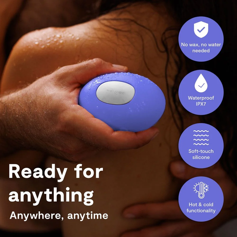 WE-VIBE - VIBRADOR COM AQUECIMENTO E RESFRIAMENTO TEMP, AZUL LAVANDA 8 We-vibe - vibrador com aquecimento e resfriamento temp, azul lavanda - image 8