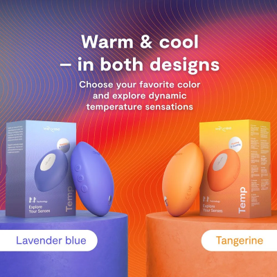 WE-VIBE - VIBRADOR COM AQUECIMENTO E RESFRIAMENTO TEMP, AZUL LAVANDA 19 We-vibe - vibrador com aquecimento e resfriamento temp, azul lavanda - image 9