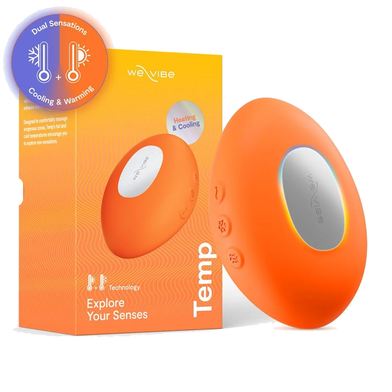 WE-VIBE - VIBRADOR COM AQUECIMENTO E RESFRIAMENTO TEMP TANGERINA 1 We-vibe - vibrador com aquecimento e resfriamento temp tangerina