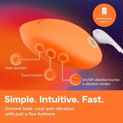 WE-VIBE - VIBRADOR COM AQUECIMENTO E RESFRIAMENTO TEMP TANGERINA 17 We-vibe - vibrador com aquecimento e resfriamento temp tangerina - image 7