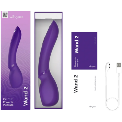 We-vibe - wand 2 massageador corporal recarregável roxo - image 7