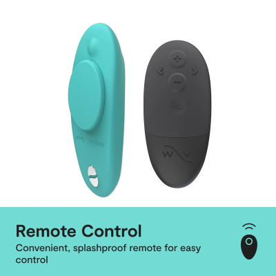 We-vibe - moxie+ vibrador de calcinha com clipe magnético aqua - image 3