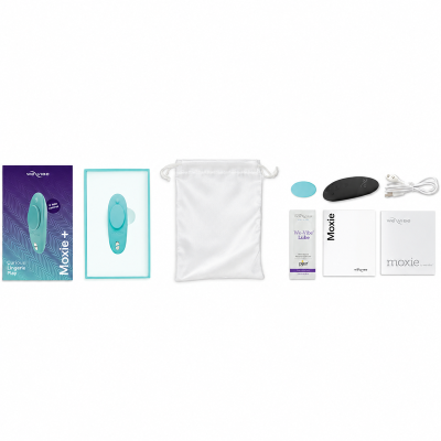 We-vibe - moxie+ vibrador de calcinha com clipe magnético aqua - image 5
