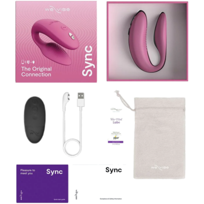 We-vibe - sync 2 vibrador ajustável para casais rose - image 8