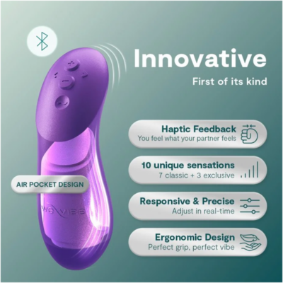 We-vibe - chorus pro premium vibrador para casais roxo cósmico - image 5