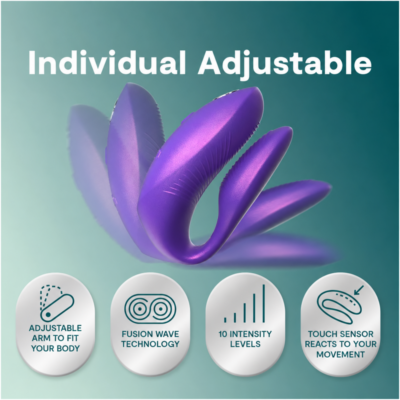 We-vibe - chorus pro premium vibrador para casais roxo cósmico - image 6